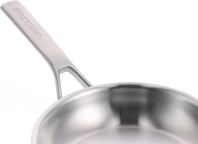 Merten &amp Storck Tri-Ply Stainless Steel 14 Piece Cookware Pots &amp Pans SetProfessional CookingMulti CladMeasurement MarkingsDrip-Free Pouring EdgesDurable Glass LidsInductionOven&ampDis