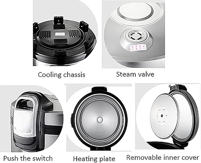 Electric Rice Cooker Double Liner Automatic Insulation for Hotels Restaurants Canteens Schools Serves 10-50 People(15L)