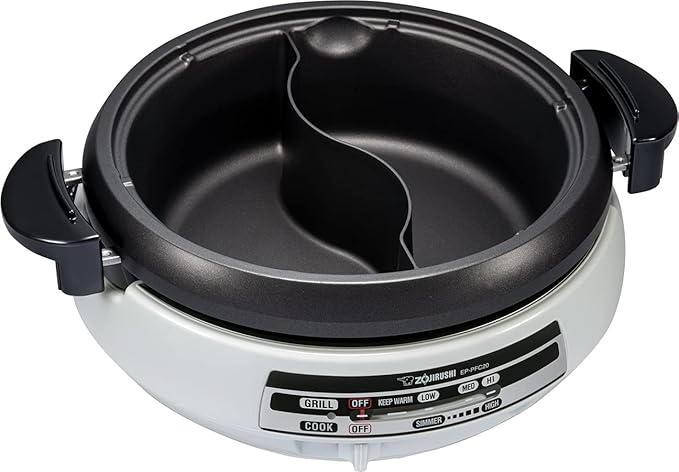 Zojirushi EP-PFC20HA Electric Skillet and Zojirushi NS-LGC05XB Micom Rice Cooker &amp Warmer Bundle