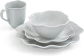 Portmeirion Sophie Conran Floret 4 Piece Place Setting | Dinner Plate Salad Plate Cereal Bowl and Mug | Made from Porcelain | Microwave and Dishwasher Safe