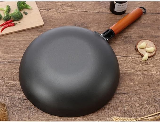 Kitchen s 3 Piece Nonstick Iron Soup Pot Wok with Lid Frying Pan Instant Cooker Accessories Hot Cooking Pot Cooking Set Cooking Pots(