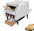 Commercial Conveyor Toaster 300 Slices/H 7 SpeedConveyor Toaster for Home Upper &amp Lower Temperature Control Commercial Grade Stainless Steel Bread Toasters for Breakfast Bars