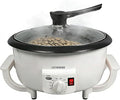Home Coffee Roaster Household Electric Coffee Bean Baker Nut Peanut Cashew Chestnuts Roasting Machine Adjustable Temperature 1.6 Pounds Capacity for Cafe Shop/Home No Stovetop Required Smoke Reduce