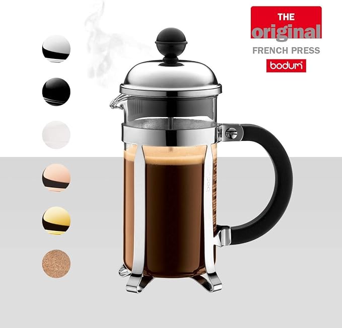 BODUM Chambord 3-Cup Coffee Maker Gold 0.35 Litre/ 12oz