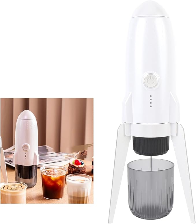 Portable Coffee Maker Rapid Heat Up 3 in 1 Liquid Travel Coffee Machine Capsule Cordless Heating Ideal for Outdoor Office Use