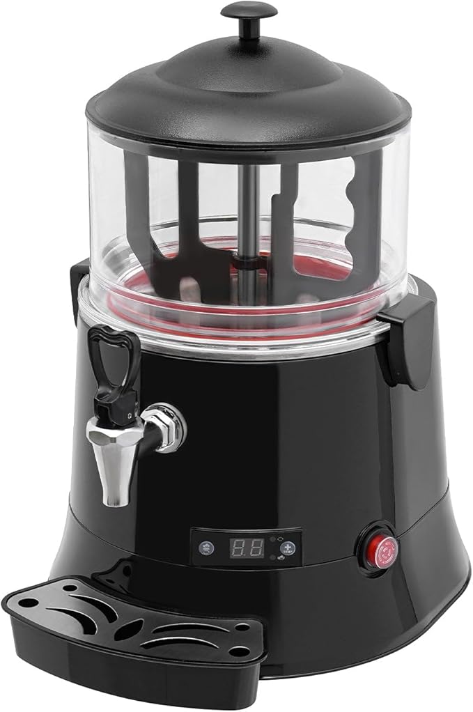 Stainless Steel Hot Chocolate Machine 5L Commercial Hot Chocolate Machine Maker Black Color