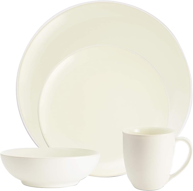Noritake Colorwave White 4-Piece Coupe Place Setting Service for 1