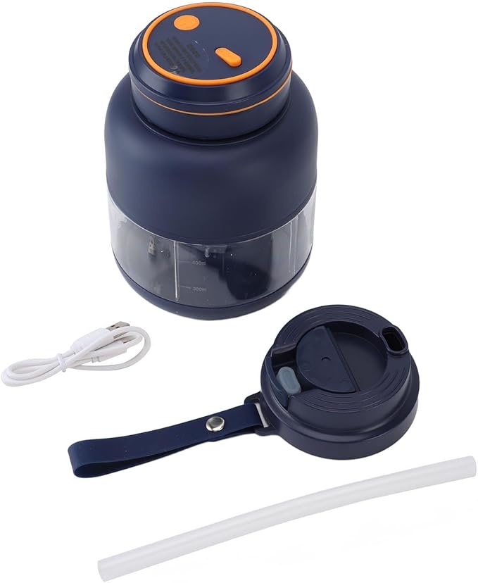 Personal Blender Powerful 800ml Leakproof High Speed Portable Fruit Blender for Smoothies Smoothies and Juices (BLUE)
