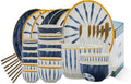 39-Piece Kitchen Dinnerware Set Plates Dishes Bowls Service for 6