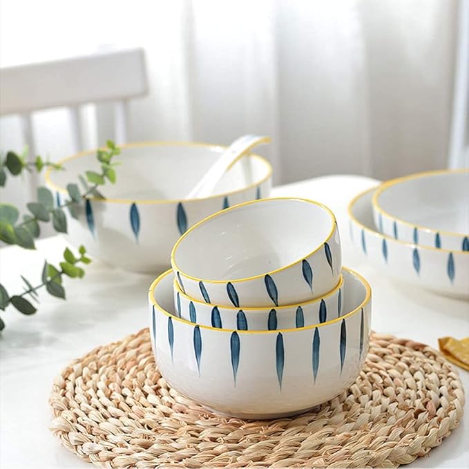 Dishes/Plate/Bowl Set33 Piece Dinnerware SetService for 6High Temperature Ceramic Dinner SetDishwasher and Oven Safe