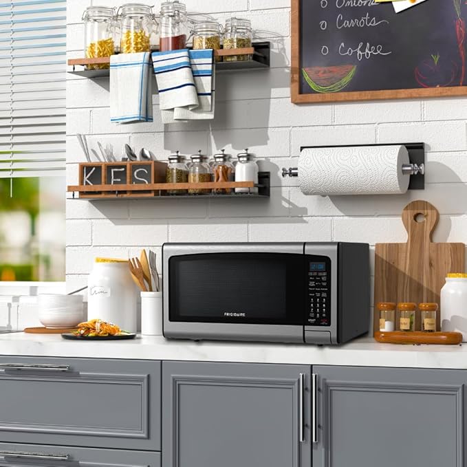 FRIGIDAIRE 1.2 cu ft Microwave Digital Air Fryer Convection Oven Combo-Fry with XL Capacity Stainless Steel Finish