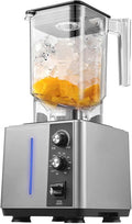 Portable Blender Small Electric Fruit Personal Blender 1800ml Multifunctional Blenderfor Milkshakes and Smoothies(22x22x44cm)