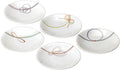 52849 Small Plates Set of 5 Dinnerware Set Present Gift