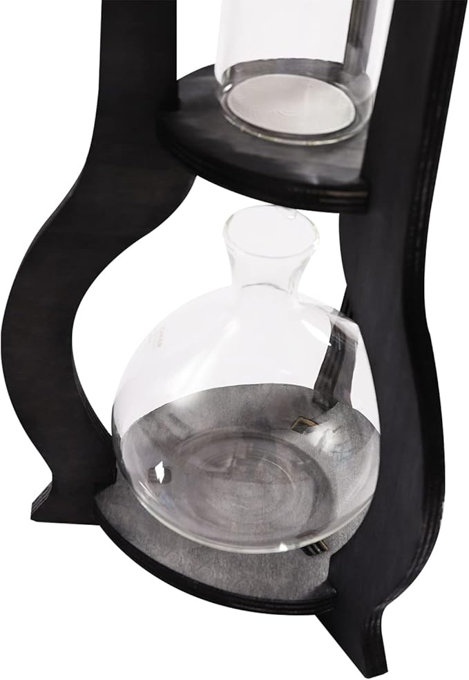 Iced Coffee Cold Brew Drip Tower Coffee Maker Ice Coffee Machine Cold Brew Dripper Iced Coffee Brewer Maker 8 cup (Grey)