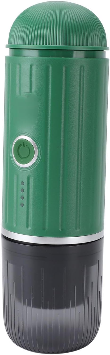 Haofy Portable Coffee Maker 19 Bar Pressure High Oil Extraction Mini Coffee Machine for Home Travel Office (Green)