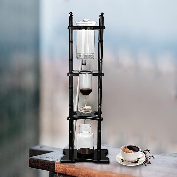 Cold Drip Coffee Maker 2500ml/84.54 oz Cold Brew Coffee Tower Slow Drip Japanese Cold Brew Maker Cold Brew Drip Ice Coffee Tower