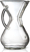 Chemex Pour-Over Glass Coffeemaker - Glass Handle Series - 6-Cup - Exclusive Packaging