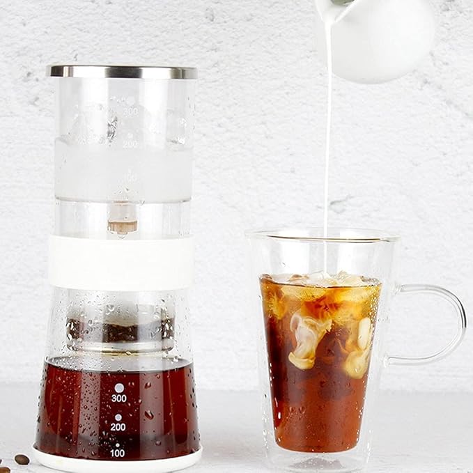 Beverage Equipment Modern Coffee Maker Portable Mini Cold Brew Coffee Maker with Adjustable Free Dripper Good Sealing Iced Coffee Maker Siphon Coffee Maker