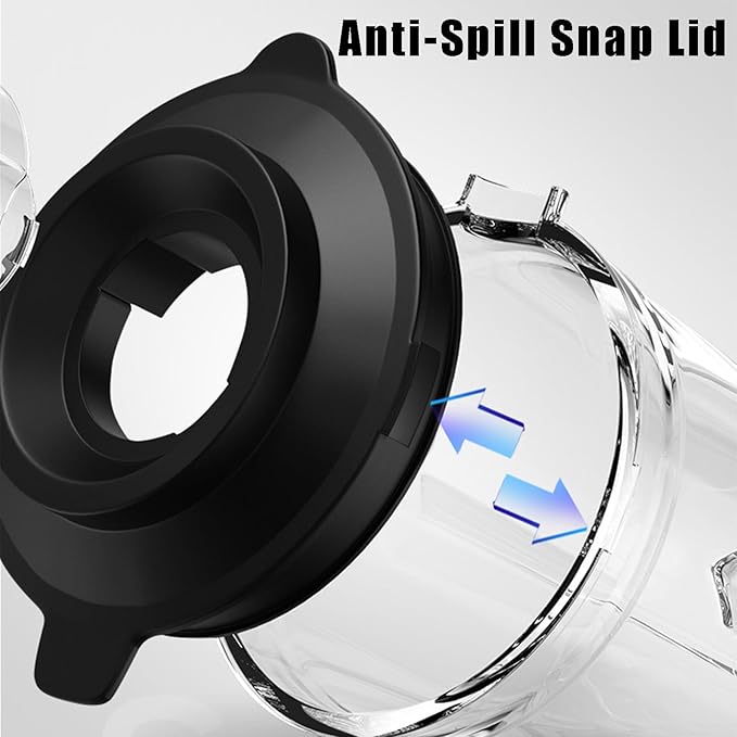 2200W Commercial Soy Milk Maker Smoothie Blender 6L/7L Nut Processor with 8-Blade 9-Speed Adjustable Timer (7L)
