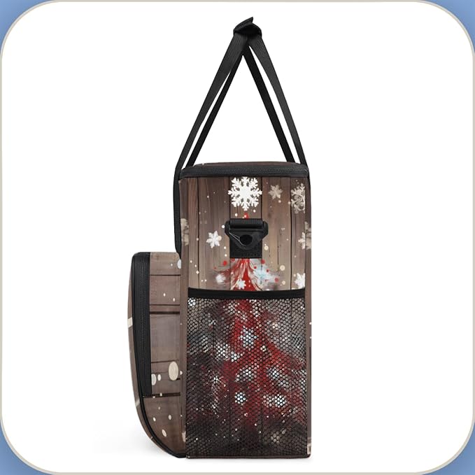 Christmas Tree Coffee Maker Carrying Bag Fantastic Tree Travel Storage Bag Compatible with K-Mini or K-Mini Plus Single Serve Coffee Brewer Carrying Case with Multiple Pockets &amp Shoulder Strap