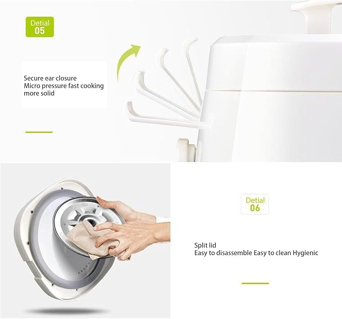 Yosoo Portable Car Rice Cooker with Temperature Keeping Function 2L Capacity for Travel
