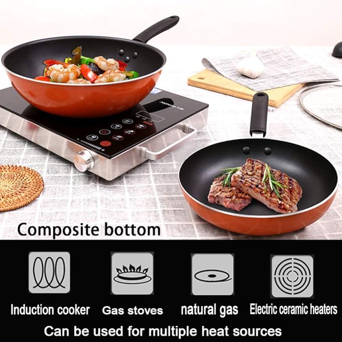 Cookware-Set 3-PieceCooking Pot SetStainless Steelwith Glass-Lids All Types of Cookers Induction Gas Ceramic Electric Saute Pan/B