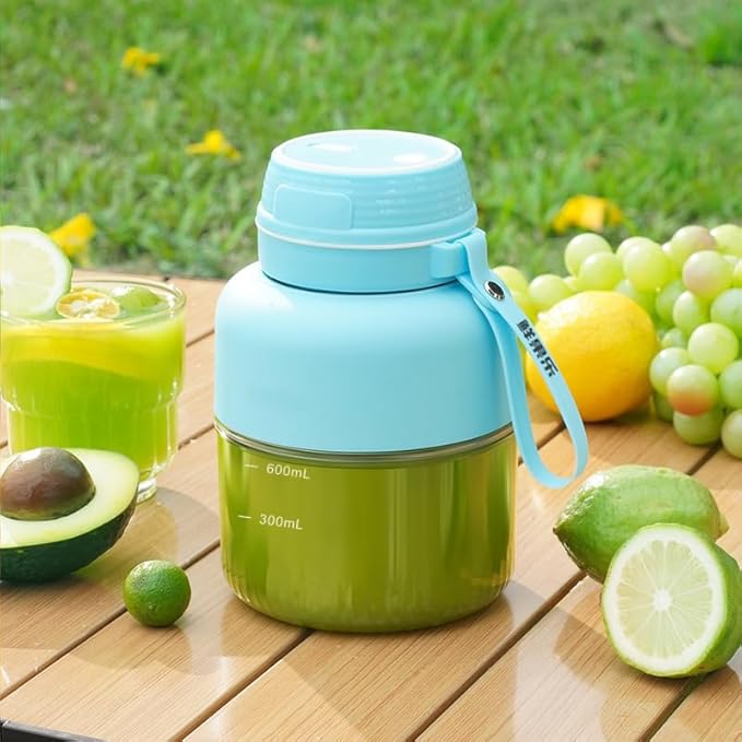 Portable Blender for Shakes and Smoothies 30oz Small Personal Blender with 10 Blades Portable Juicer Blender for Travel Sports Kitchen Green