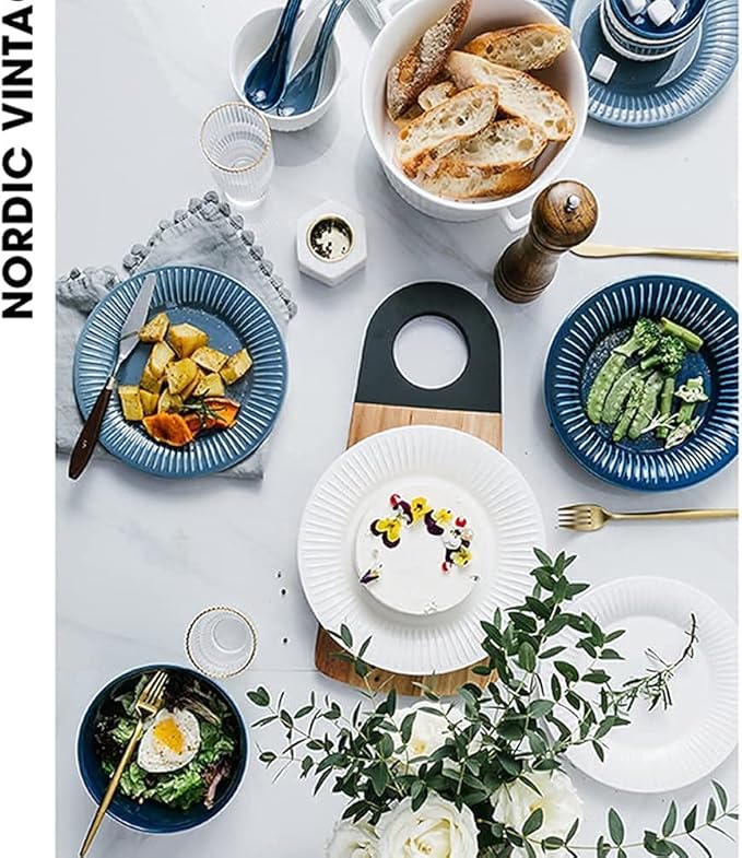 Dinnerware Sets Dish SetEuropean StyleService for 520 Piece Colorful Porcelain Dishes SetModern Luxurious Tableware Set Dinner Gift