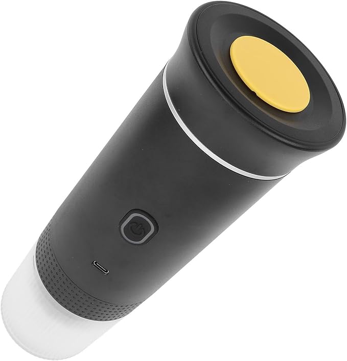 Tnfeeon Portable Electric Espresso Machine Travel Coffee Maker for Camping Car Coffee Maker Self Heating with USB Rechargeable Electric Handheld Car Coffee Machine for RV Hiking Office