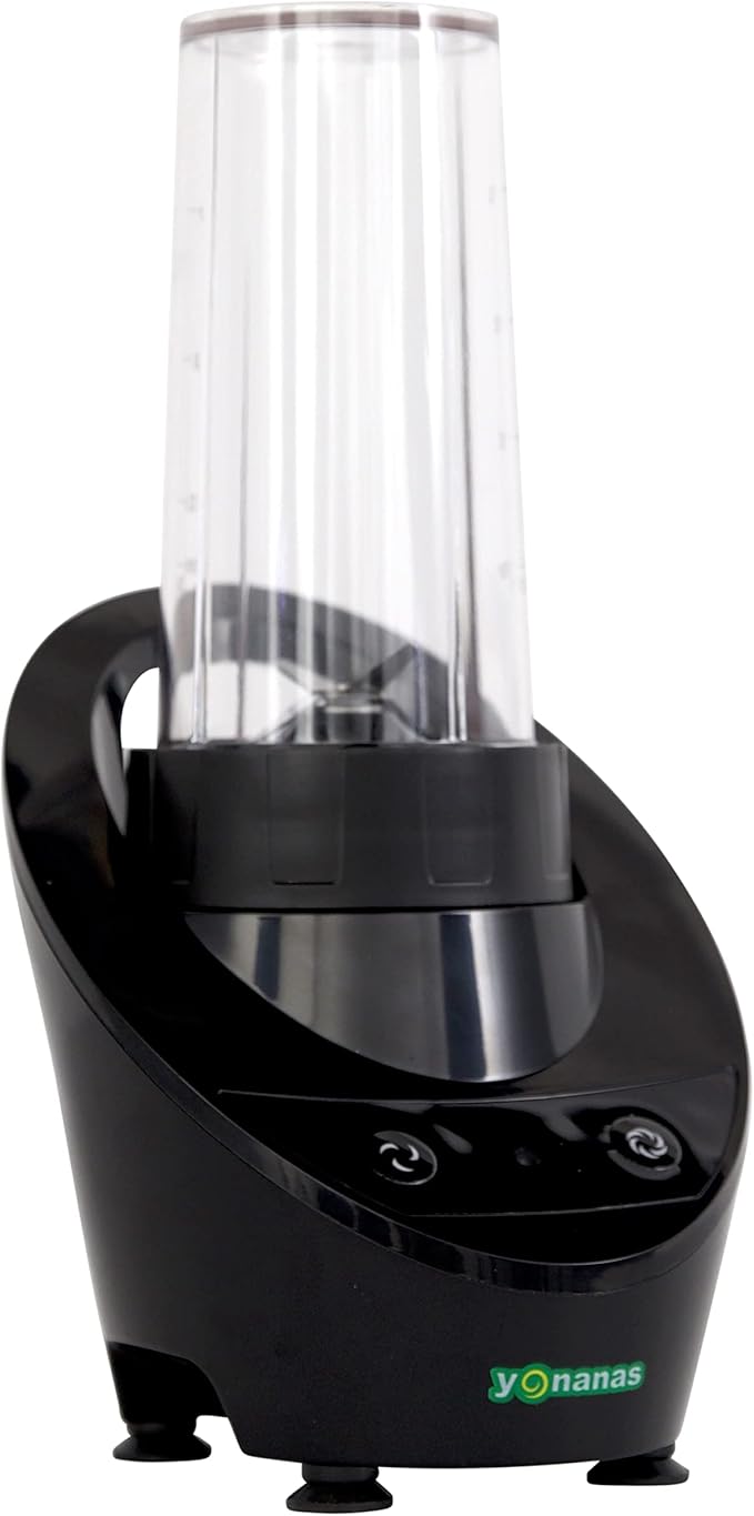 Yonanas Personal Blender with 13.5-Ounce Portable Cup and Drinking Lid for Shakes and Smoothies BPA Free 300-Watts Black