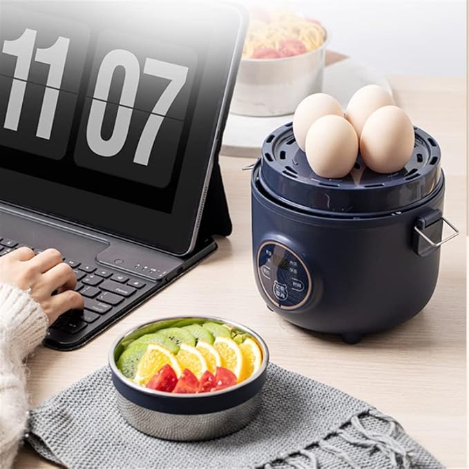 1.6L Electric Lunch Box Portable Electric Rice Cooker Heating Three-layer Bento Box Food Steamer Cooking Pot Heater (D 1)