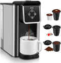 SIFENE 3-in-1 Pod Coffee Machine KC101 - Single Serve Coffee Maker - Quick Brew for Pods Ground Coffee Tea Black