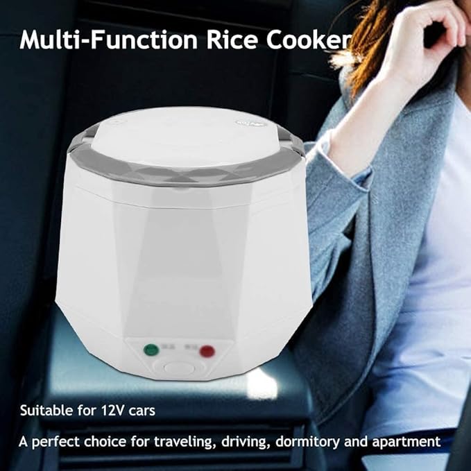 Rice Cooker Mini Rice Cooker Electric Food Steamer Portable Travel Steamer Small All-in-1 Multi Cooker Stainless Waterproof Non-Stick Pot