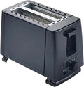 2-Slice Toaster With Wide Slots 6 Settings Auto Pop-Up And Crumb Tray Stainless Steel Compact Design