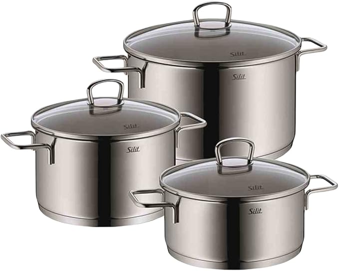 Silit Cookware Set Stainless Steel Silver 49 x 39 x 49 cm