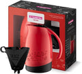 Tribello Pour Over Coffee Maker 20 Oz Camping Thermal Carafe With #2 Pour Over Coffee Dripper set Keep Water Hot/Cold 6+ Hours Great Camping Coffee Maker set - BPA Free (Red)