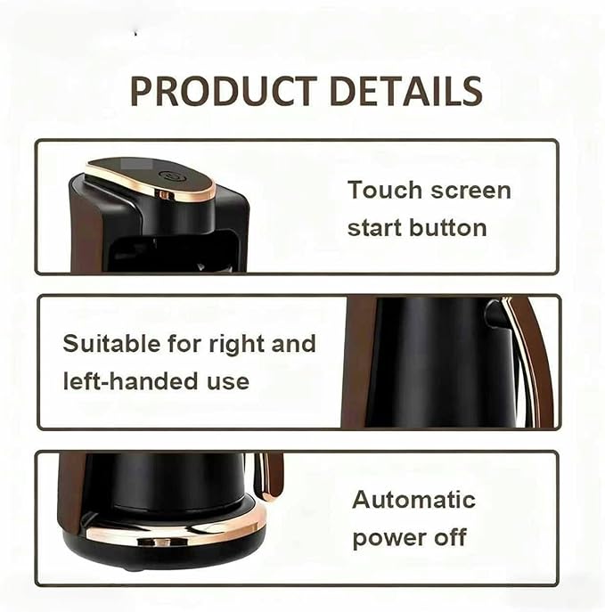 Fit for Touch Electric Coffee Maker - 250ml(UK Standard)