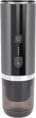 Portable Capsule and Ground Coffee Machine Rechargeable Cordless Coffee Maker 20Bar Pump Pressure 92°C Extraction Perfect for Home and Outdoor Use (Gray)