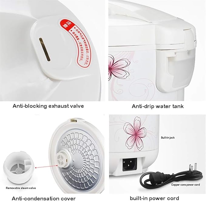 Household Rice Cooker Household Non-Stick Rice Cooker Warm Function For 1-8 People(3L500W)