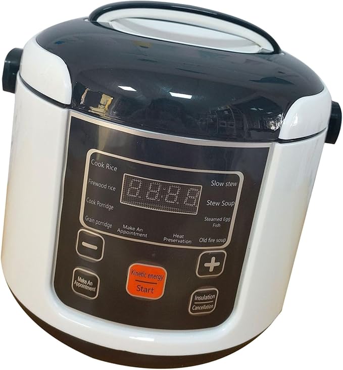 2L Rice Cooker Small Mini Rice Cooker with Removable Nonstick Pot Travel Rice Cooker for Soup Grain Oatmeal Veggie Small Travel Cooker for 2‑4 People Small Rice Cooker (12V)