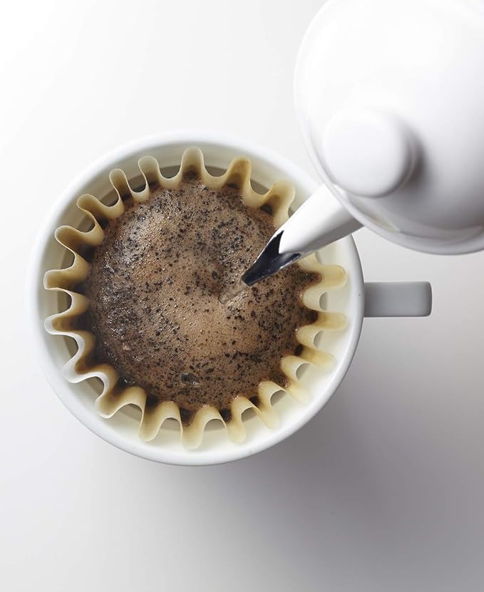 Kalita HA155#01035 Coffee Dripper Wave Series Porcelain Hasamiyaki for 1-2 People
