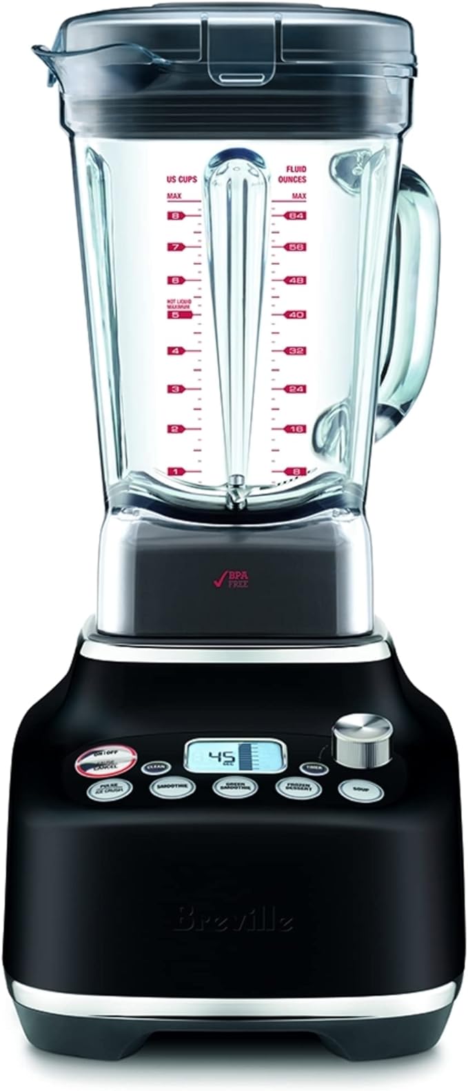 Breville BBL920BTR Super Q Commercial-Grade Home Blender Black Truffle