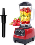 Heavy Duty Household Grade Smoothie JuicerAdjustable Speed Countertop Smoothie MixerLow Noise Self-cleaning Blender 24000-26000rpm 2L/68oz (Red)