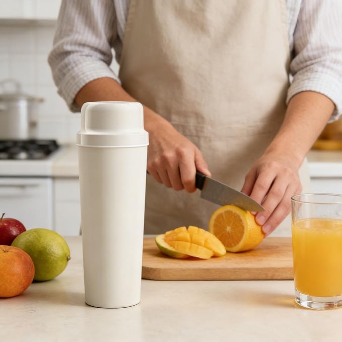 Portable Blender 650ml 304 Stainless Steel Food Grade Mini Juicer Cup with 3000mAh Battery and 60W Power for Protein Shakes Travel Office Gym