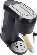 Zerodis 20 Bar Espresso Machine Compact Espresso Coffee Machine with Portafilter Tamper 1400W Intelligent Temperature Control Milk Frother Coffee Machine for Cappuccino (US 110V)
