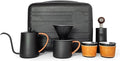 Pour Over Coffee Set DIY Manual Coffee Maker Set for Coffee Lovers Hand Coffee Maker Portable Travel Gadgets Manually Operated Perfect for Camping (Size : B)