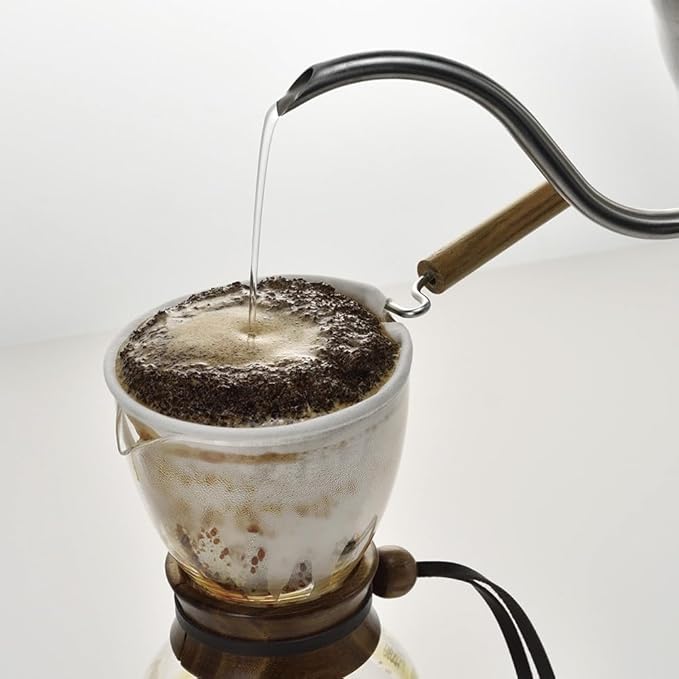 Hario Woodneck Drip Pot 480ml Acacia Wood