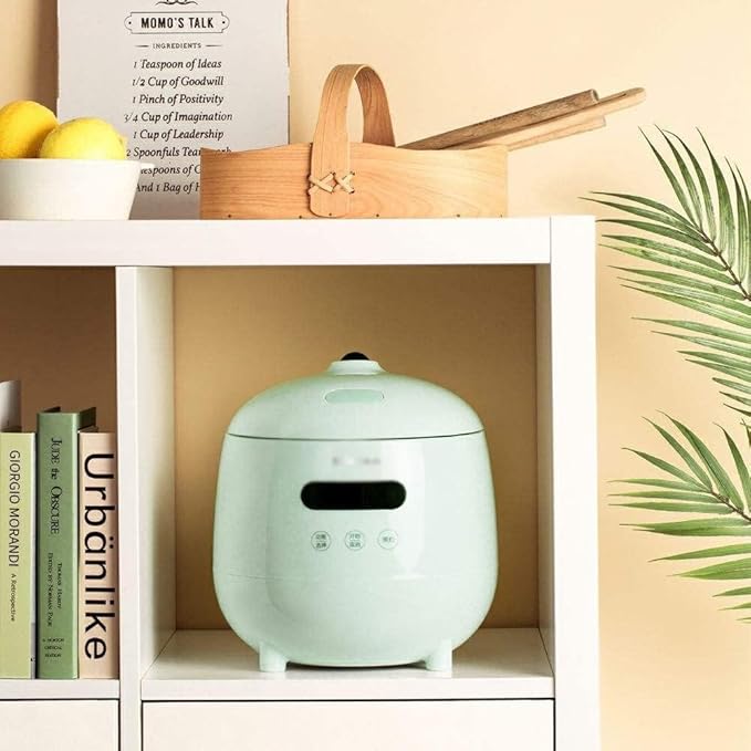 Rice Cooker 1.2L Electric Rice Cooker Automatic Multi Cooker Mini Portable Cooking Pot with Reservation(A)