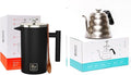 Barista Warrior Gooseneck Kettle &amp French Press Coffee Maker