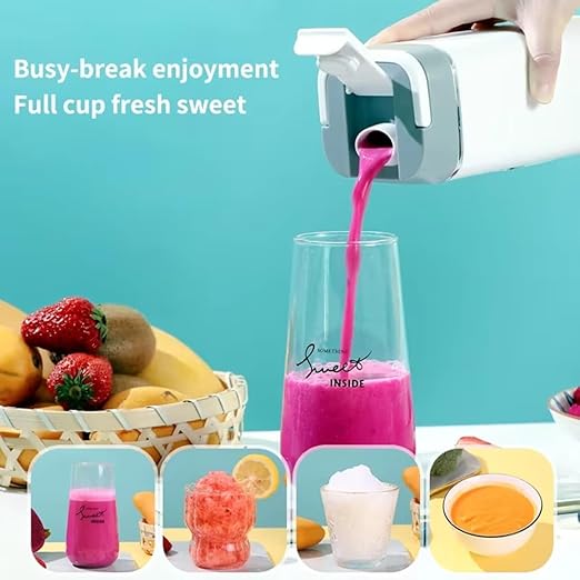 Aboiled Portable Blender Smoothies Juices - Compact Powerful Black Mixer Home Use